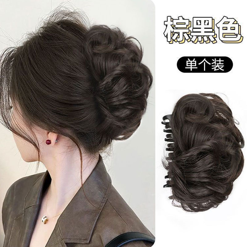 Hair Clip for the Back of the Head, Wig to Show Hair Volume, Shark Clip for Women with Short Hair, Realistic Adult Ponytail Clip Hair Clip