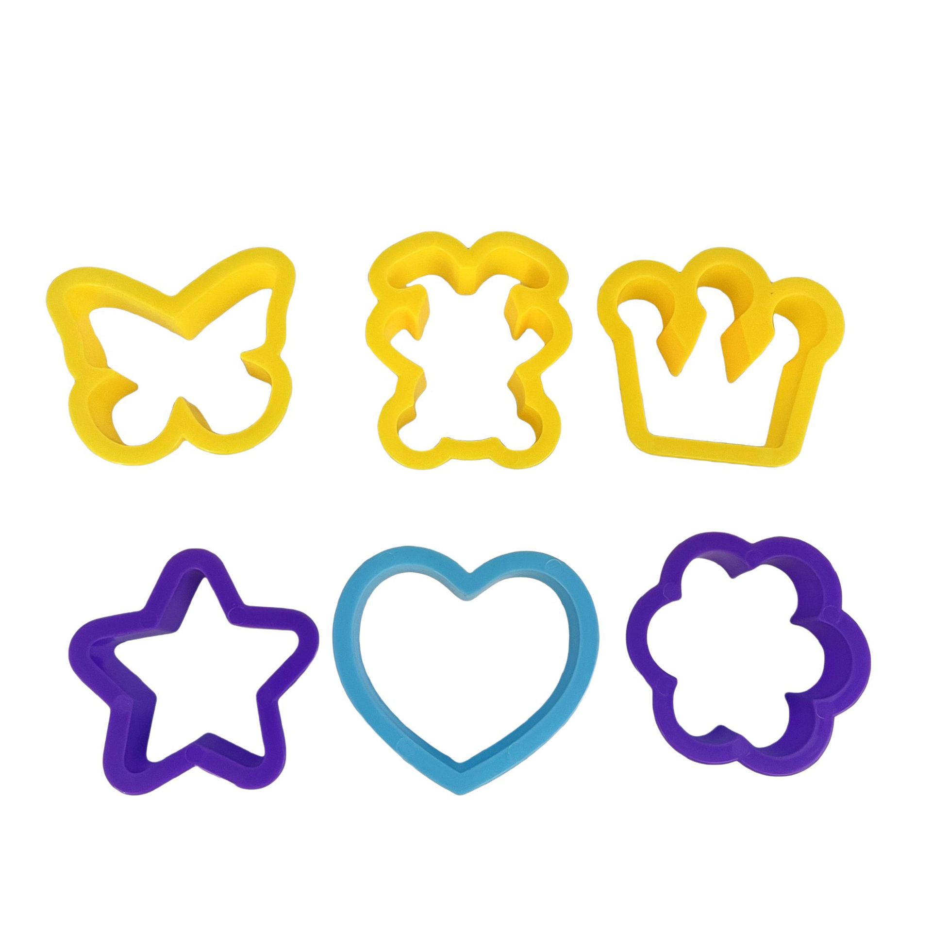 Amazon Cruz-Espejo de suministro de arcilla de color herramientas animales letras y números múltiples estudiantes de la escuela primaria clase hecha a mano molde de plastilina