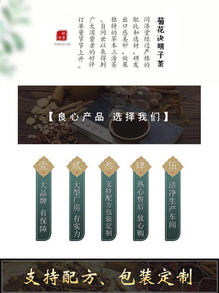 San Ye Mu Gua San Qi Chang Qing Herbal Tea 150g Ancient Formula Daily Wellness Tea Individually Wrapped Bags key features