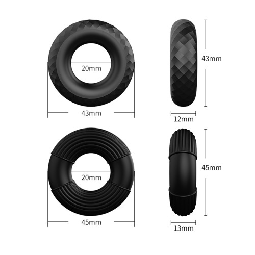 Men's semen locking ring, non-vibrating O-shaped silicone penis ring, foreskin delay ring, passion couple sex toy