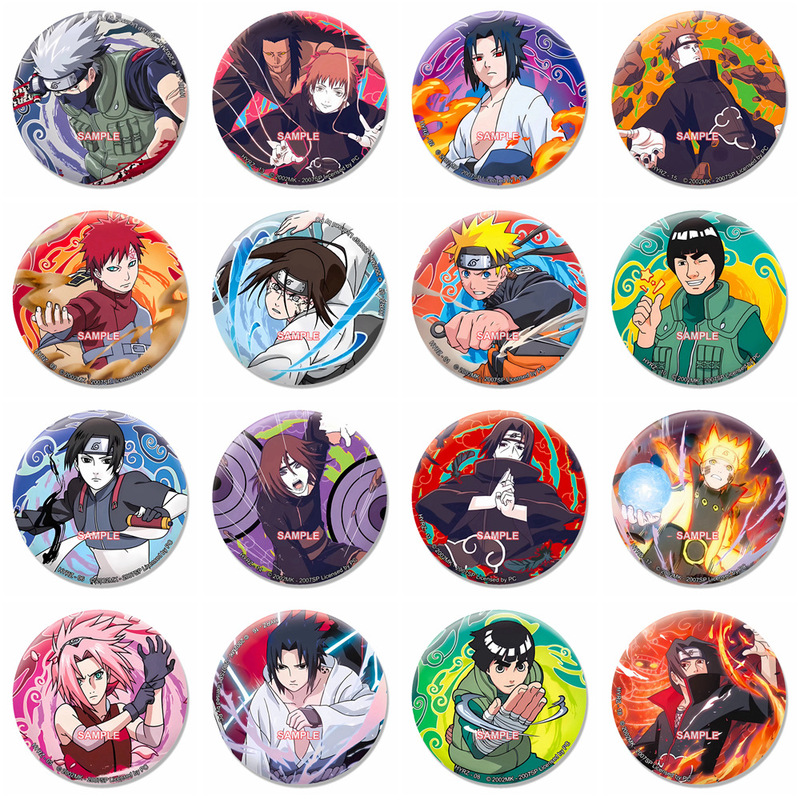 Naruto Anime Badge Uzumaki Naruto Tin Badge Two-Dimensional Peripheral Pendant