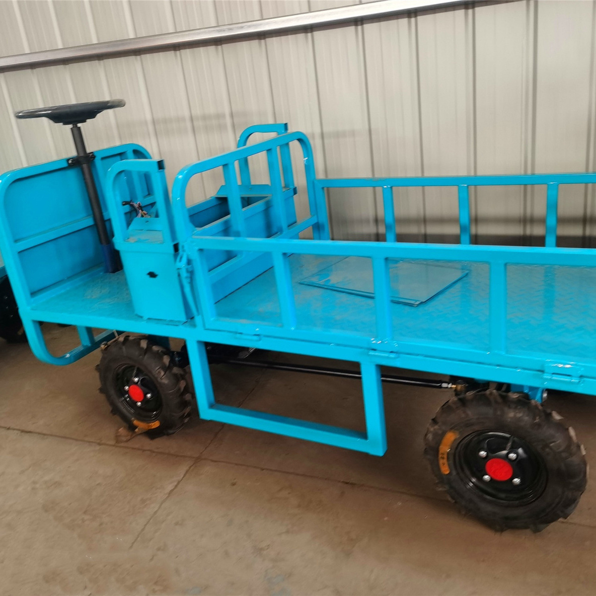 New Steering Wheel Four-Wheel Dump Truck Construction Site