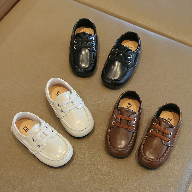 Retro children's autumn casual shoes English style for boys