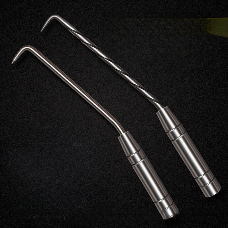 半自动钢筋扎丝钩子实心扎线钩钢筋工绑扎钩子高硬度不锈钢钢献学