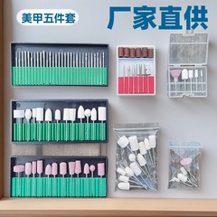美甲五件套六件套 金刚石 羊毛12支打磨修甲美甲套装美甲打磨配件