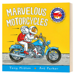 Magic Machine magic motorcycle English original picture book Amazing Machines Marvel