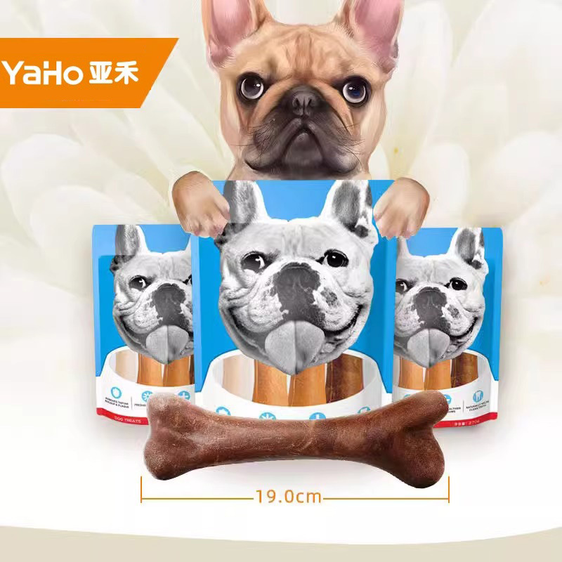 Yahe perros dientes molares huesos de limpieza de dientes grandes bordes de pelo dorado perros grandes calcio palillos molares mascotas bocadillos al por mayor