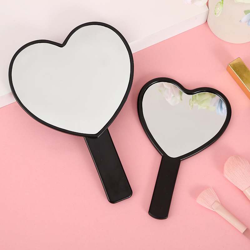 Espejo de Maquillaje de Mano Cuadrado para Regalo de Plástico y Vidrio Personalizable para Salón y Dormitorio