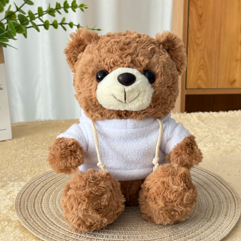 Transfronterizos Teddy Bear muñecas de peluche muñecas de tela regalo de graduación de chicas regalos de eventos logotipo imprimible