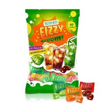 乌克兰进口气泡硬糖500g夹心如胜酸爆汽水可乐水果混合酸酸年货糖