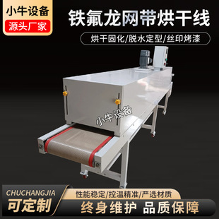 Teflon Mesh Belt Drying Line Plastic Factory Oil Injection Drying Line Suitable for Metal Surface Spraying Drying Line