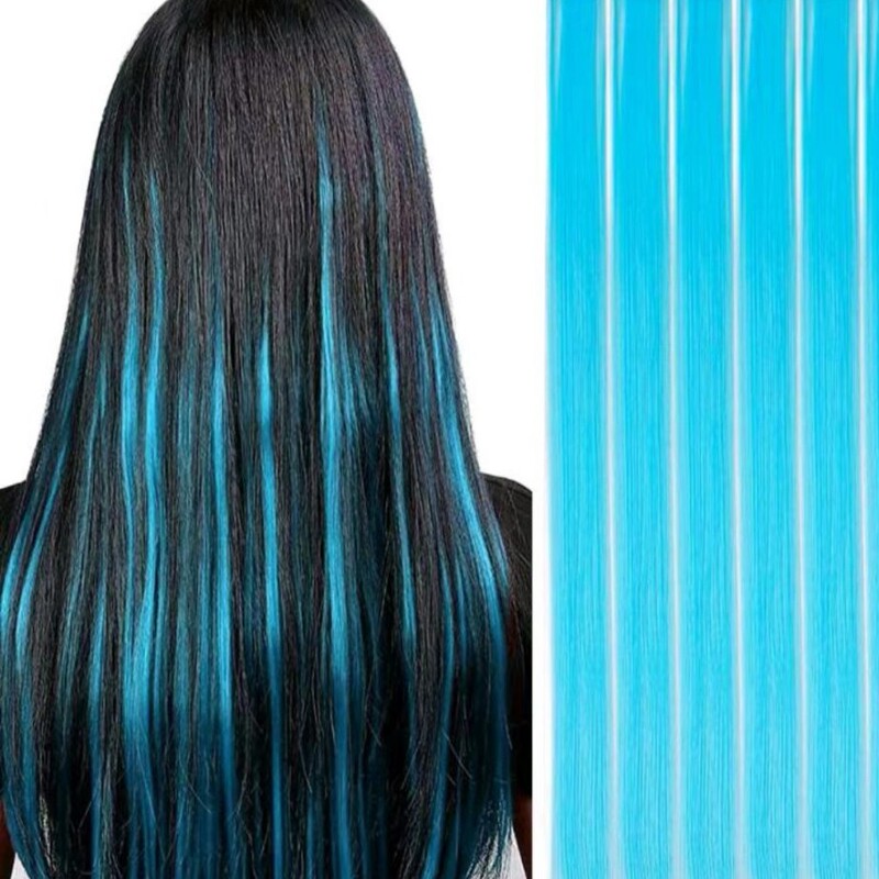Clip-In Hair Extensions for Women, Cross-Border Wholesale, Color-Lasting
