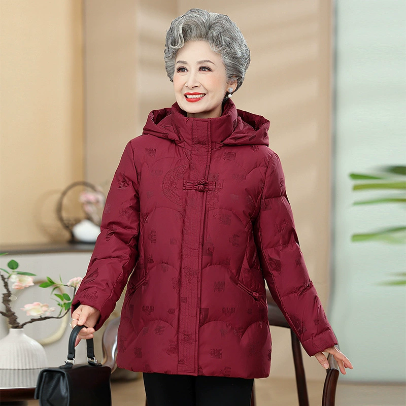 2024 осень и зима новый женский средний и длинный пальто утолщение коленей, тепло и отдых дикий темперамент, новое пальто среднего и пожилого возраста