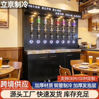 啤酒墙多款规格可选酒吧餐饮适用陈列神器源头厂家直供立式冰柜