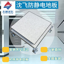 浙江江蘇上海沈飛防靜電地板全鋼有邊無邊IT機房監控消防高架空國