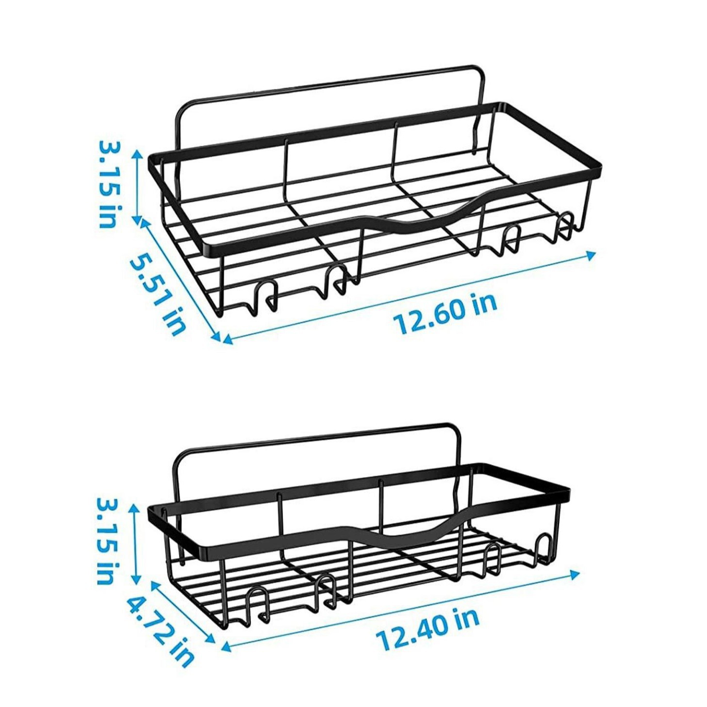 Amazon baño almacenamiento rack baño ponche libre jabón ducha rack artículos de tocador rack