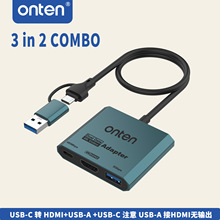 ONTEN/�W�v��ƷType-c�DHDMI 4K@60HZ�p���� USB-A USB-C�D����