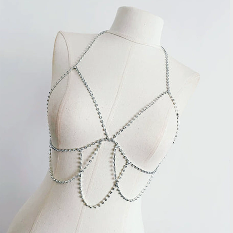 AliExpress модный горячий продаж bikini chest chain body chain ночной клуб волна простой и сексуальный цепь тела