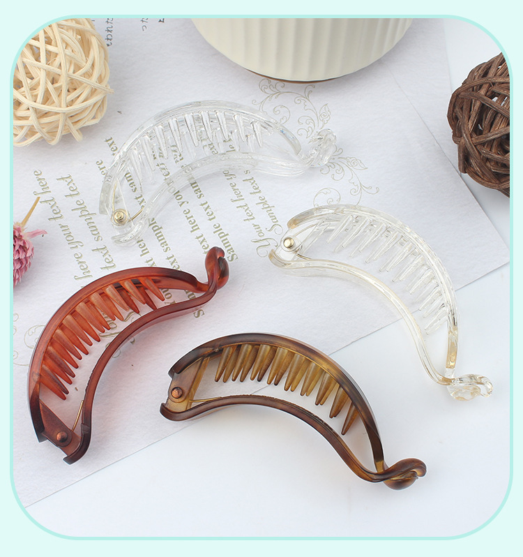 Stoving Varnish Design Simple Style Style Simple Style Geometric Leopard Arylic Stoving Varnish Hair Clip 1 Piece