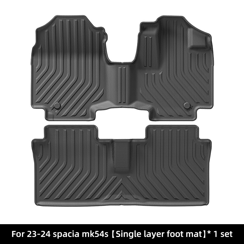 Suzuki Car Floor Mats for 23-24 Suzuki Spacia Right Hand Drive TPE (Modelə uyğun ayaqaltı) - 23-24-spacia-mk54s-rhd-single-layer-floor-mat