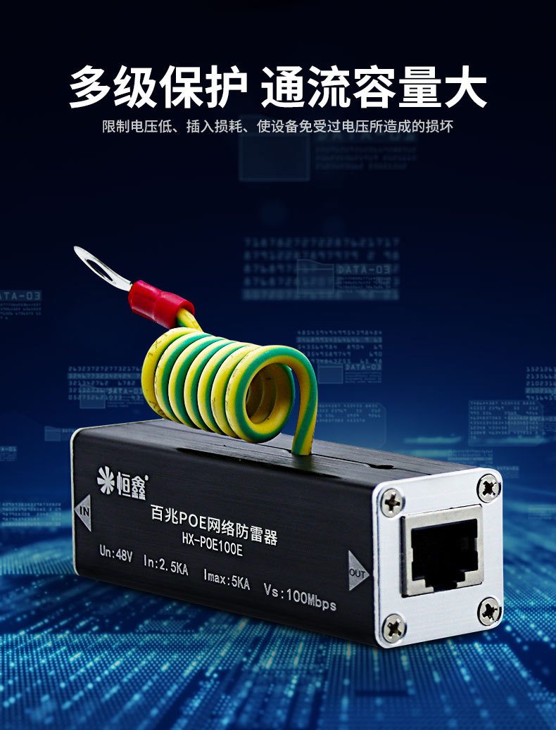 POE网络防雷器
