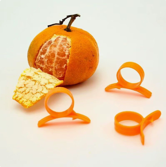 Finger Orange Peeler, 1 Finger Orange Opener, Pomegranate, Orange, Grapefruit Fruit Opener, Peeler