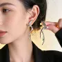 水滴眼睛复古个性耳环