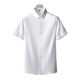 [Ice cool black technology] 2025 summer short sleeve mercerized shirt men's solid color non-ironing anti-wrinkle business senior shirt