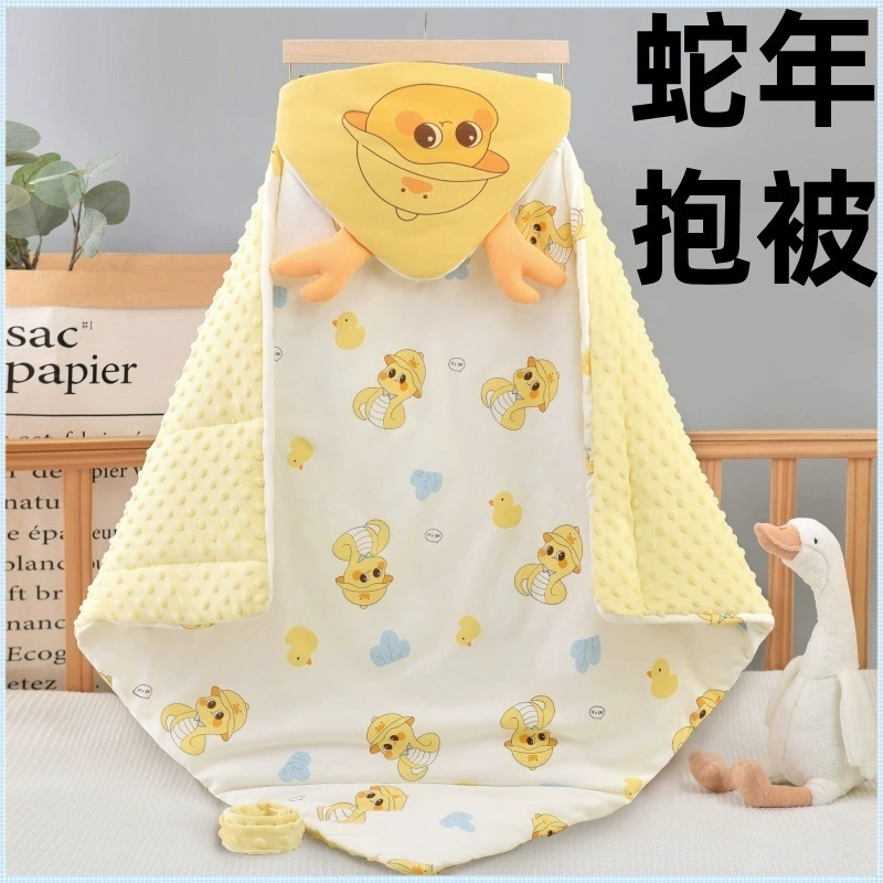 2025 горячая распродажа: новинка года Змеи, тонкое летнее одеяло для новорожденных, утепленное детское одеяло для осени и зимы