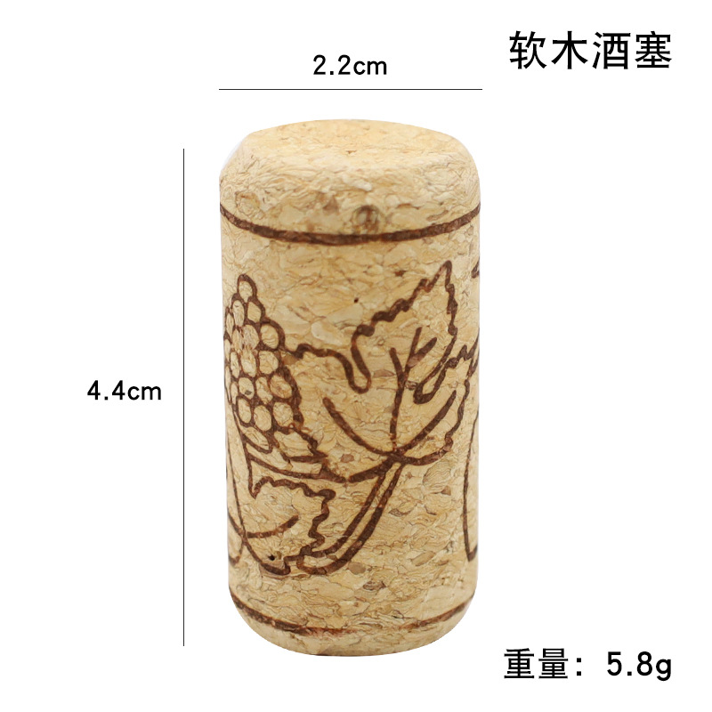 Tapón de vino tapón de champán tarro de almacenamiento tapón de vidrio tapón Natural Sintético de alta densidad