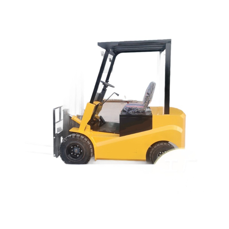 Carretilla elevadora hidráulica totalmente automática, vehículo de transporte eléctrico tipo automóvil pequeño, carretilla elevadora de transporte de avance de material de construcción