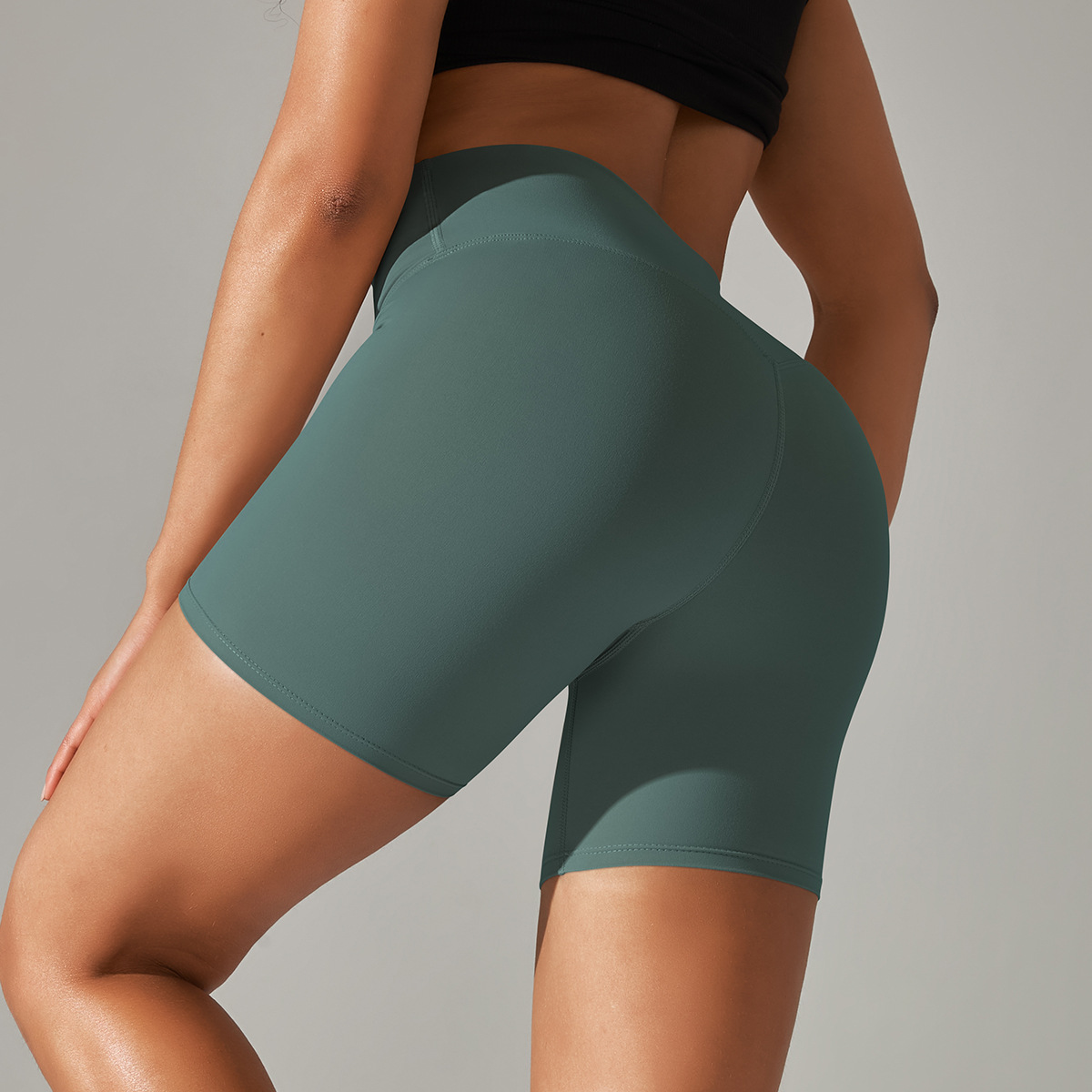 105g Weight Shorts Pants Length Nylon, Spandex Fabric Type Leggings Pants Type Fitness, Yoga Occasion Solid Color Pattern Summer, Spring Season Casual, Sport Style Style Casual Sport Style Solid Color Nylon Spandex Active Bottoms Leggings 90