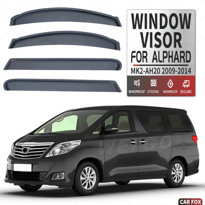 Suitable for, Rain shield - standard-packing-without-logo-alphard-mk2-ah20-2009-2014-no-bright-strips-rain-shield