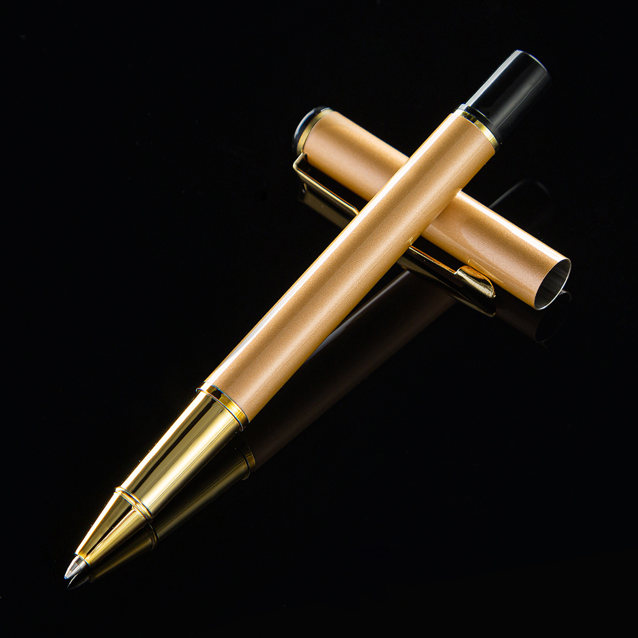 Pluma de firma de metal comercial mayorista regalos de oficina bolígrafo logotipo publicitario bolígrafo suministro spot