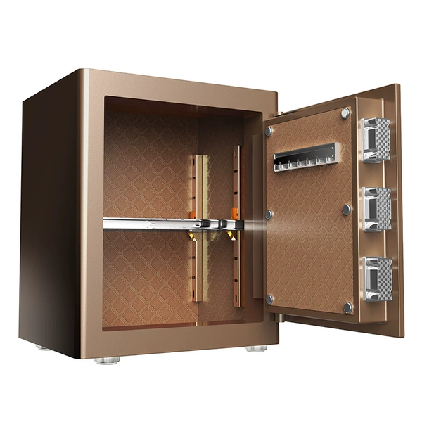 45CM-coffee gold smart wifi fingerprint password model