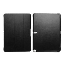 现货适用于三星T520 T521 T525平板皮套Tab Pro 10.1三折保护套壳