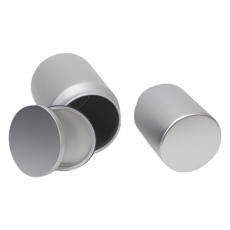 Fábrica directa Pu'er té blanco tarro de aluminio tarro de té grande té negro grande metal sellado tarro almacenamiento té cubo image 1