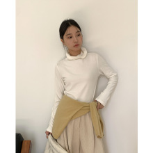 【秋冬特价】长袖T恤打底衫女季新款韩版修身显瘦连帽62339