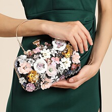 J 90221 Handmade Beaded Evening Bag �������ð� �羳ŷ��