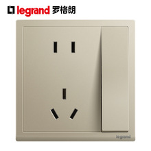 legrand罗格朗86型开关插座朗淳S米兰金带开关二三插座一开五孔
