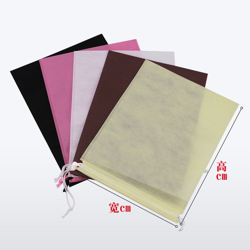 Non-woven drawstring bag, shoe storage bag, various solid color drawstring pockets, dust-proof bags, wholesale logo printing