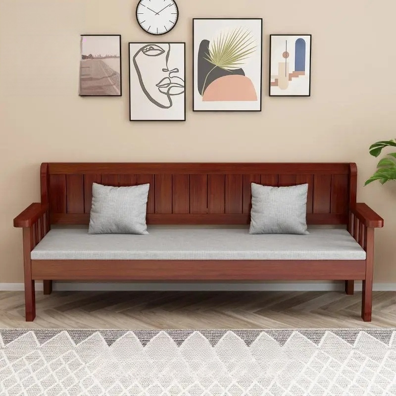 实木沙发组合新中式客厅简约现代三人小户型阳台椅双人靠背长条椅