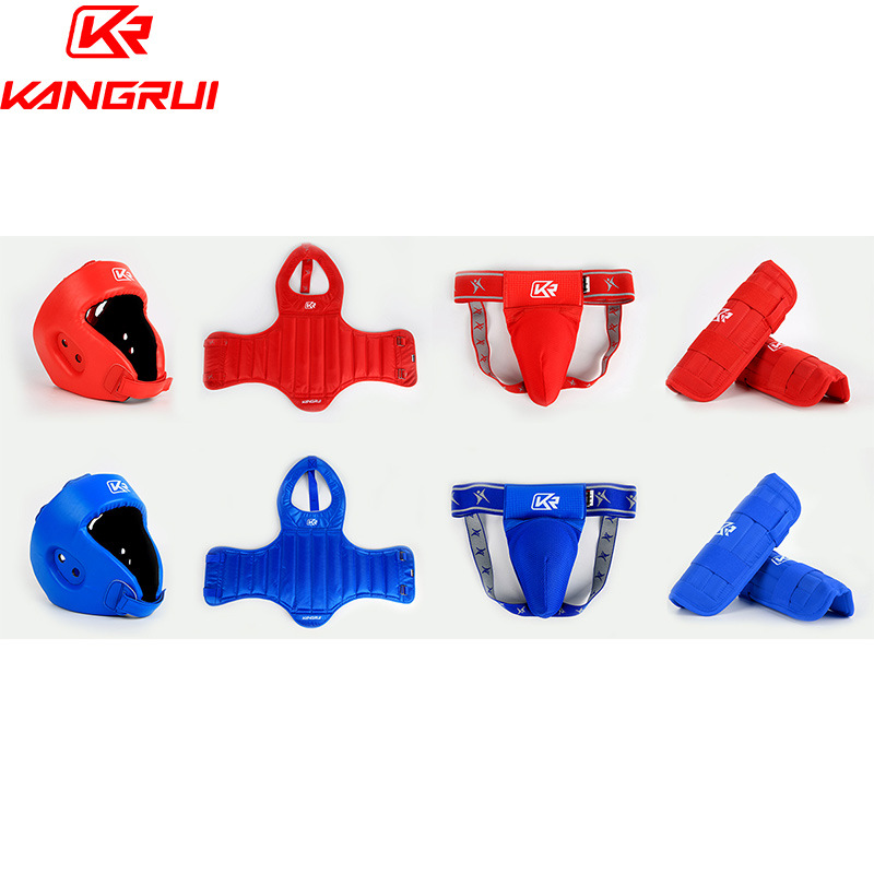 Kangrui Sanda Protector de pecho Armor de tela Oxford Hombres y mujeres Combat Fighting Training Lote OEM personalizado