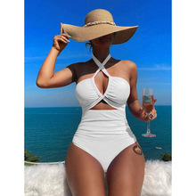 J 66955 High Waist Halter Swimsuit ����ϵ��¶��Ӿ�¿羳