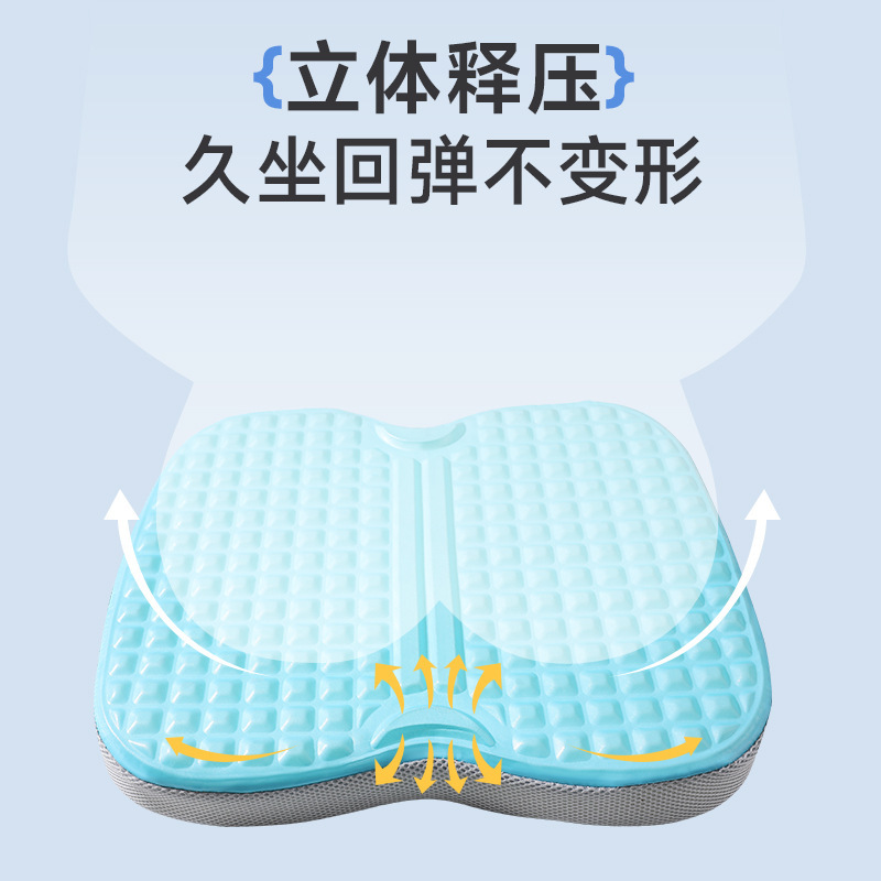 国境を越えた新製品固体ハイドロゲル冷感クッション夏冷却アイスパッドソファ車オフィス座り冷感クッション|undefined