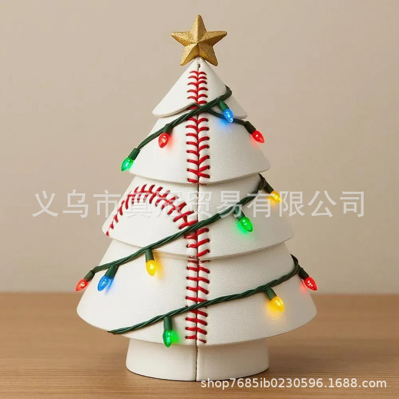 跨境新品Fun Ball Christmas Tree Decoration趣味球圣诞树装饰|undefined