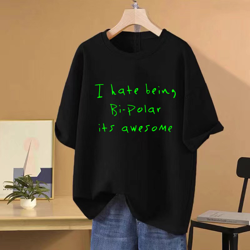 【Cross-Border European Size】Rap Kanye West I Hate Being Bi-Polar It's Awesome 【Cross-Border European Size】Rap Kanye West I Hate Being Bi-Polar It's Awesome