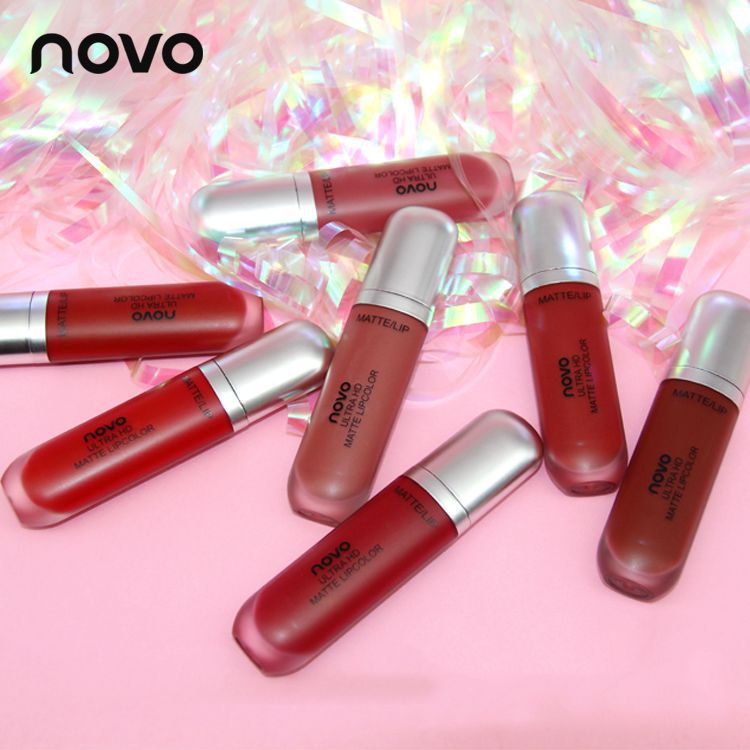Makeup NOVO5234 Cream Ice Cream Velvet Lip Glaze Student Moisturizing Lip Gloss Matte Lip Dye
