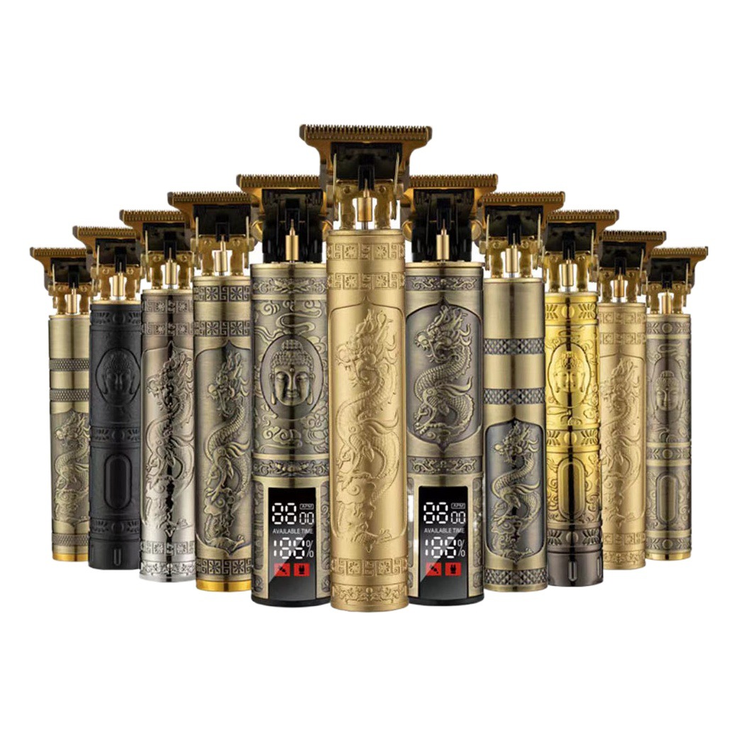 Cortapelos eléctricos transfronterizos T9, cortapelos eléctricos tallados, cortapelos eléctricos, cortapelos de aceite, artefacto calvo de empuje especial para peluquería