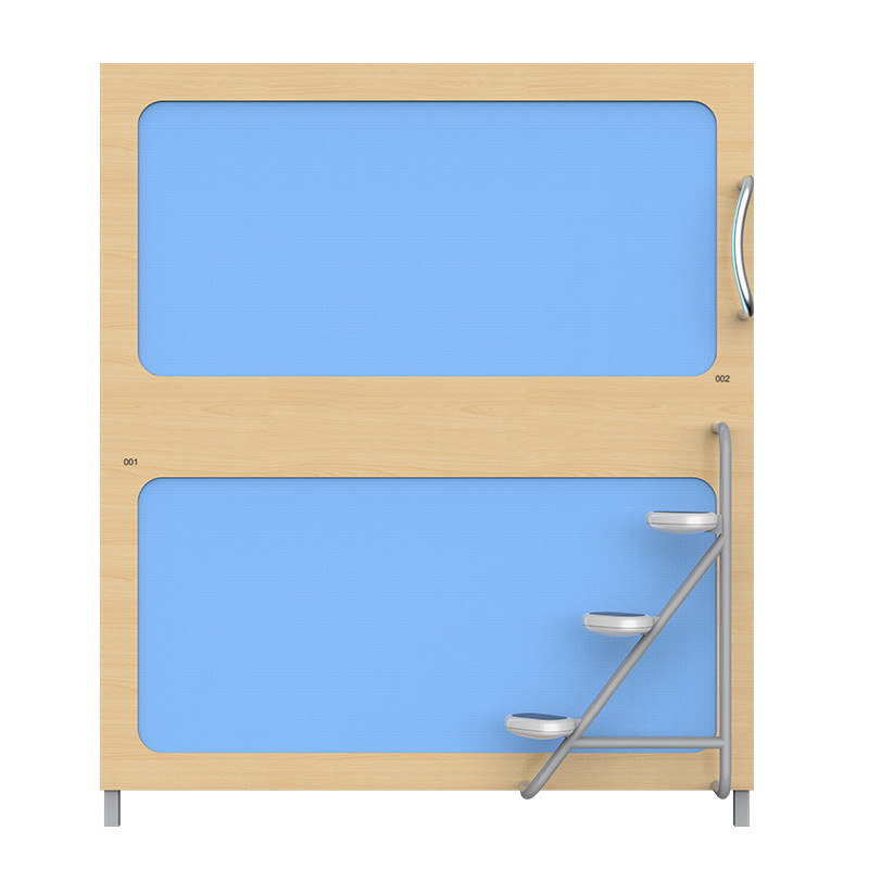 Todo incluido espacio de la cama cápsula superior e inferior tienda Puerta Abierta empleado dormitorio cama estudiante cama casa litera fabricantes